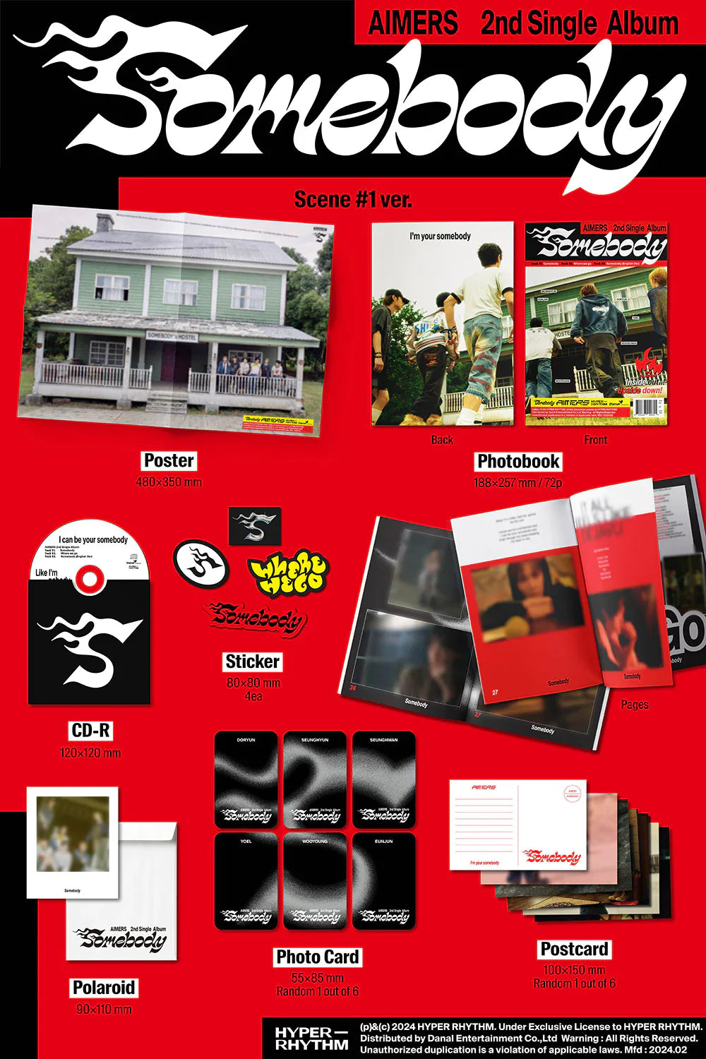 Aimers 2nd Single Album - So Mebody