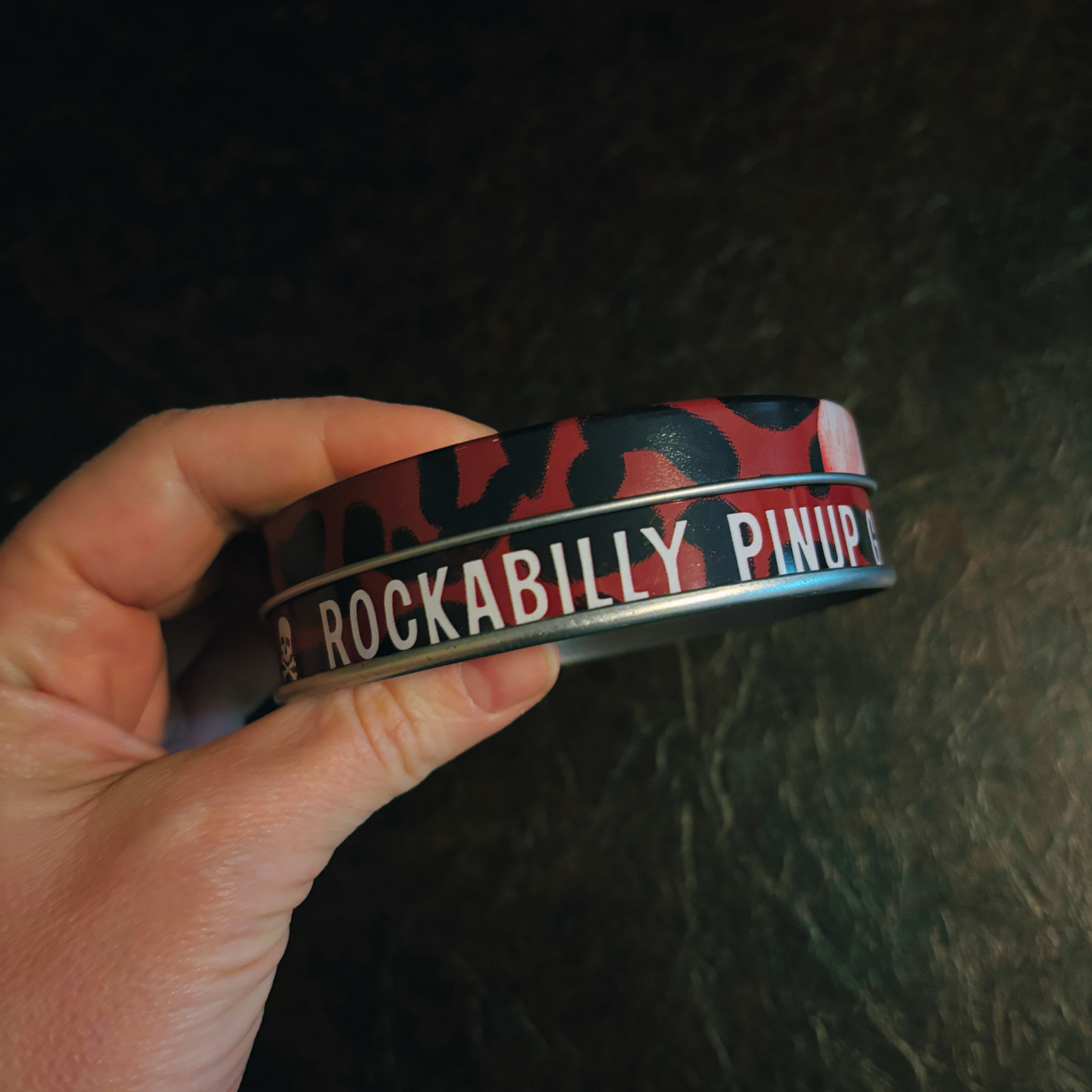 Sourpuss Nudie Coasters | Rockabilly Pin-Up Girls Set of Four | Metal & Cork Retro Drinkware with Storage Tin