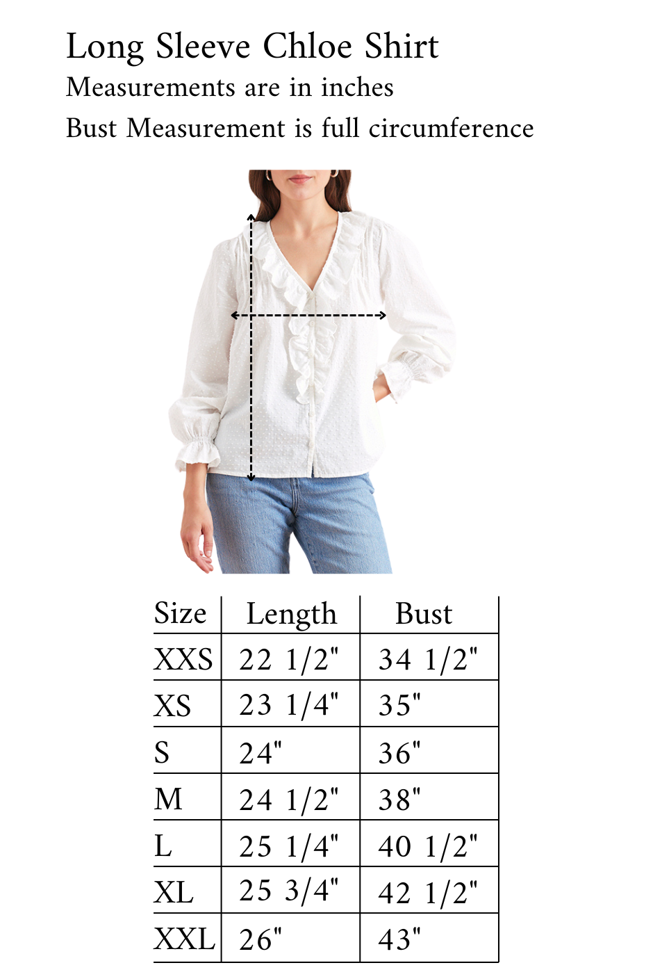 Long Sleeve Chloe Shirt in Off White - Osadia Concept Store