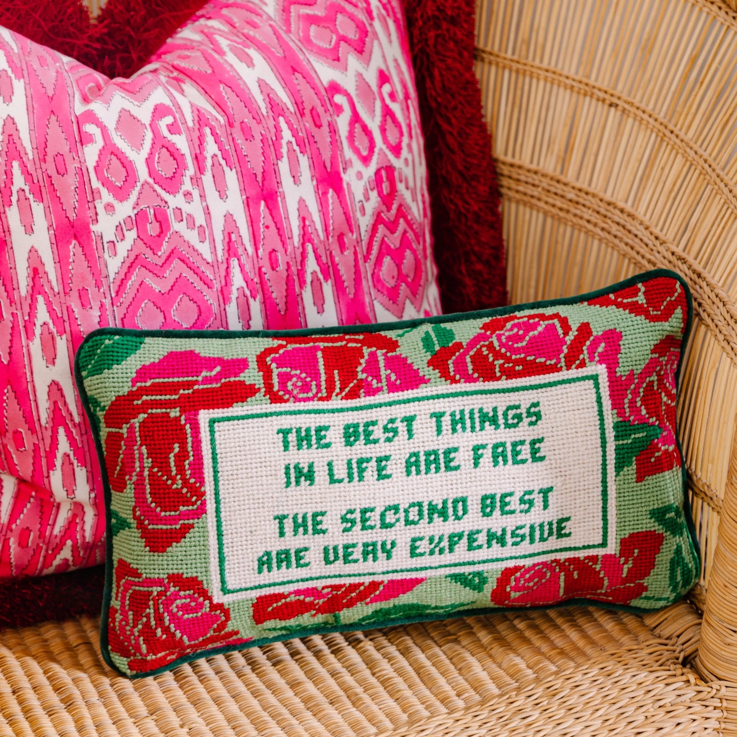 Expensive Needlepoint Pillow - Osadia Concept Store
