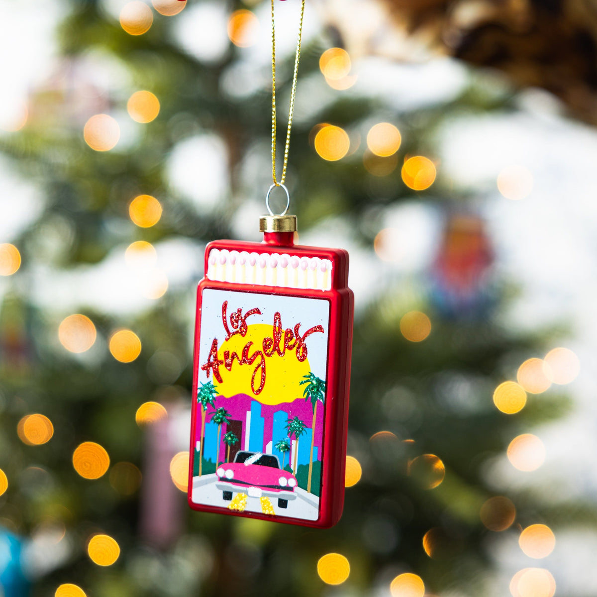 Matchbook Ornament - Los Angeles