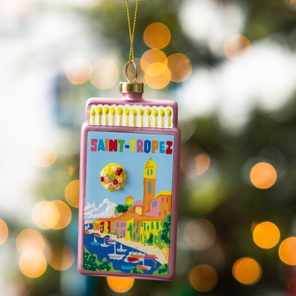 Matchbook Ornament - St. Tropez