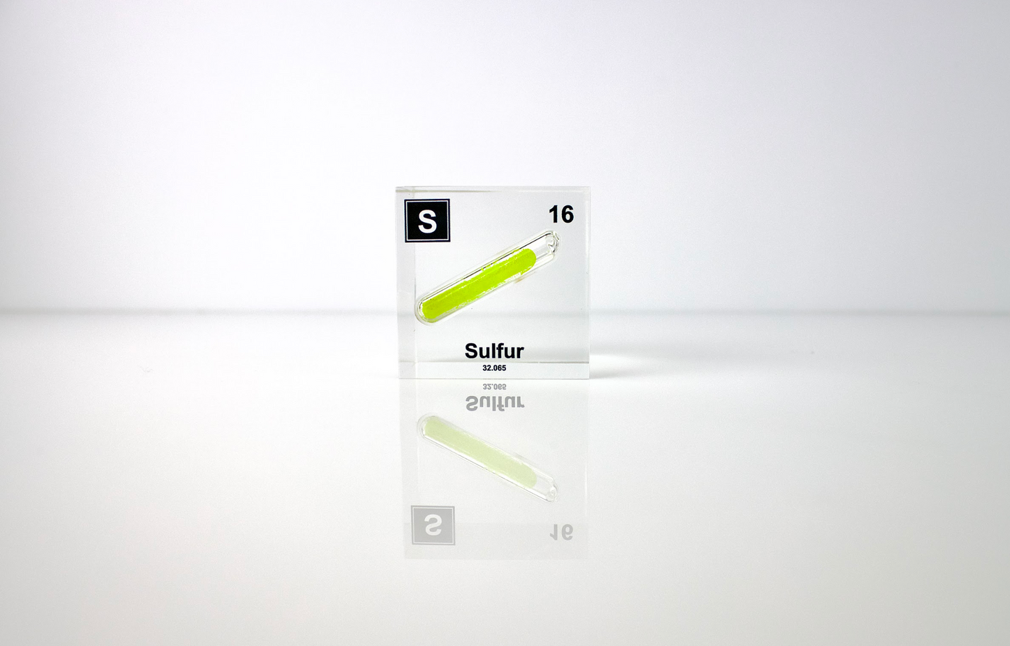 Sulfur Element Cube