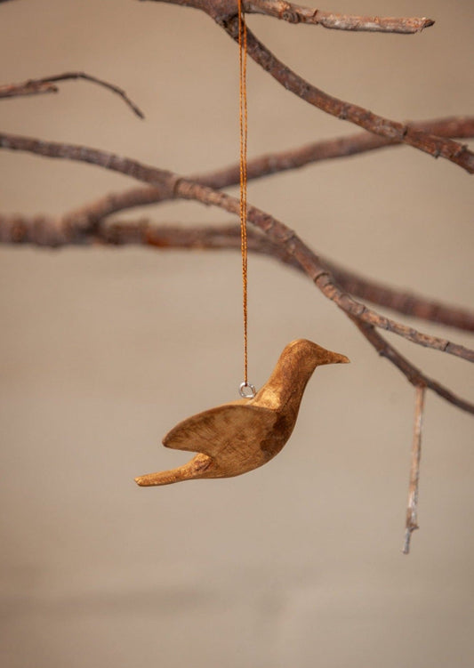 Wooden Sunbird Ornament