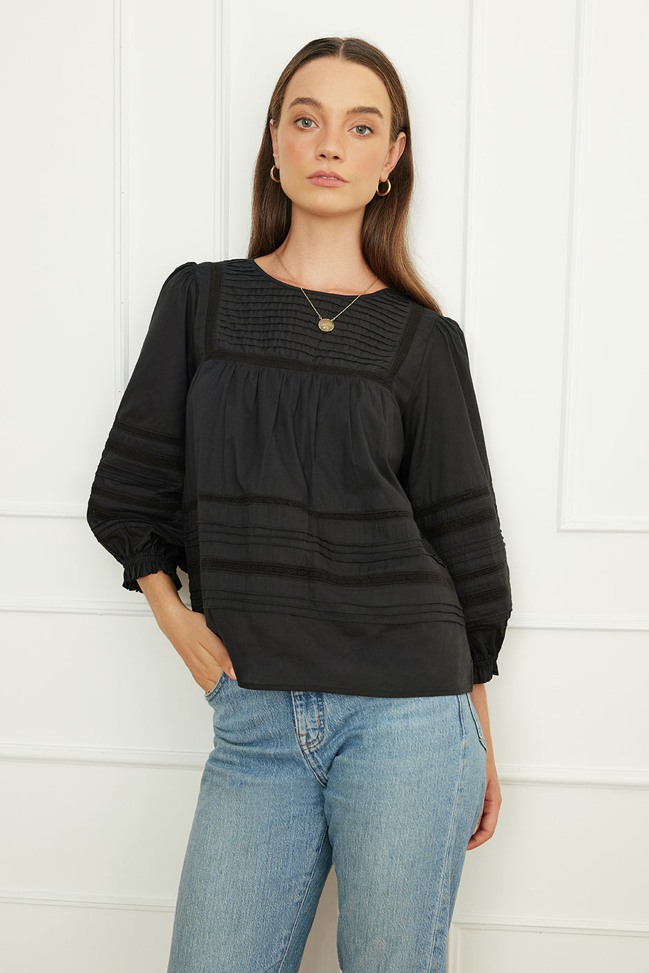 Dawn Blouse in Black - Osadia Concept Store