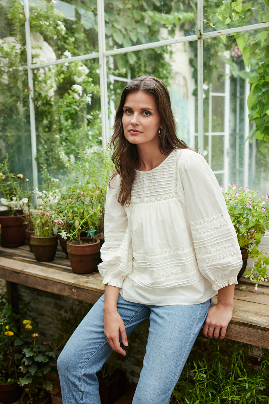 Dawn Blouse in Off White - Osadia Concept Store