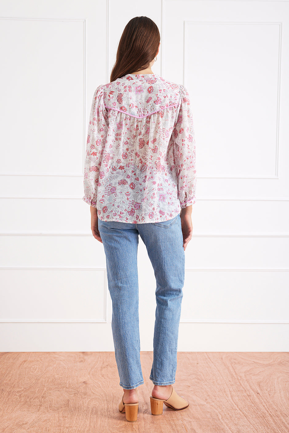 Anna Shirt in Sundrenched Garden - Osadia Concept Store