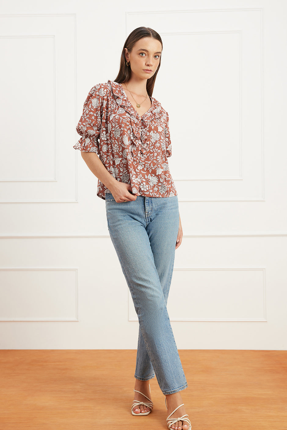 Chloe Shirt in Garden Roots - Osadia Concept Store