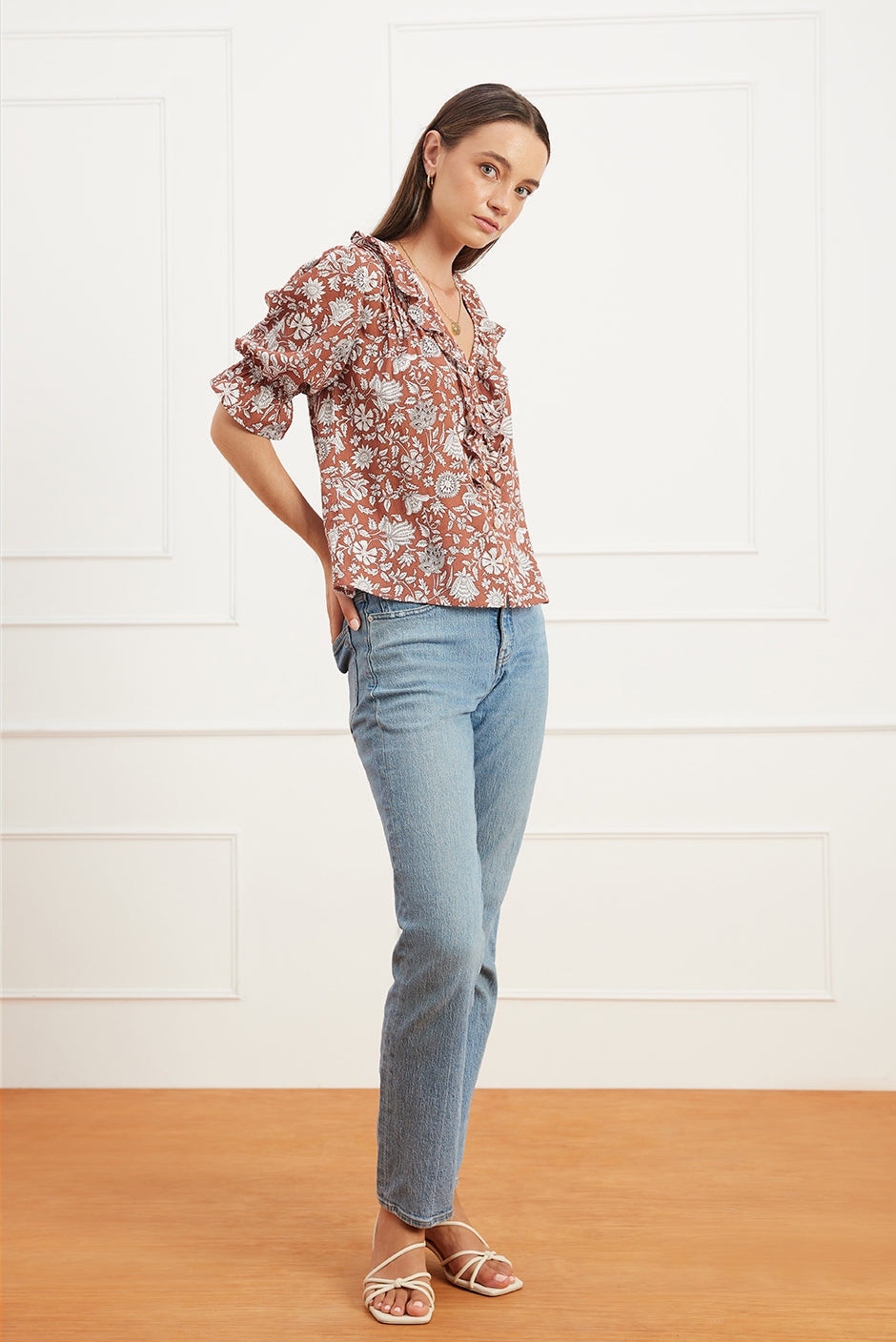 Chloe Shirt in Garden Roots - Osadia Concept Store