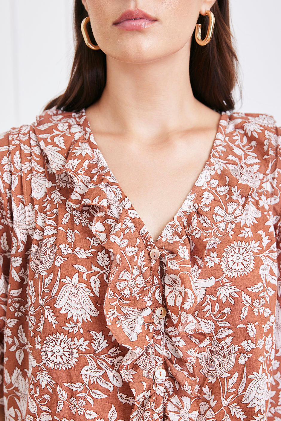 Chloe Shirt in Garden Roots - Osadia Concept Store