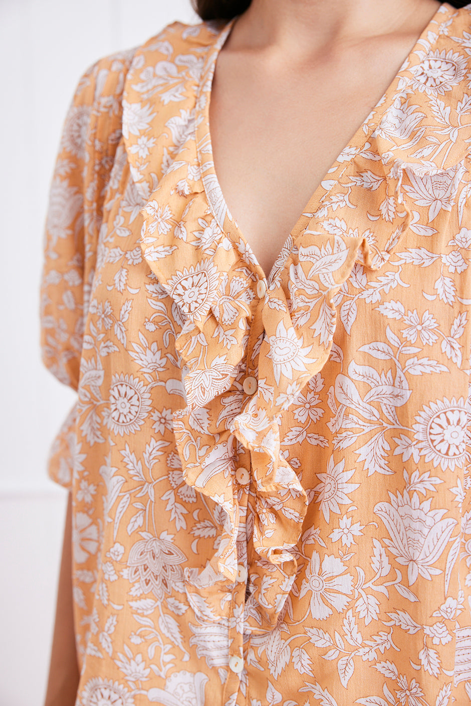 Chloe Shirt in Poppy Garden - Osadia Concept Store