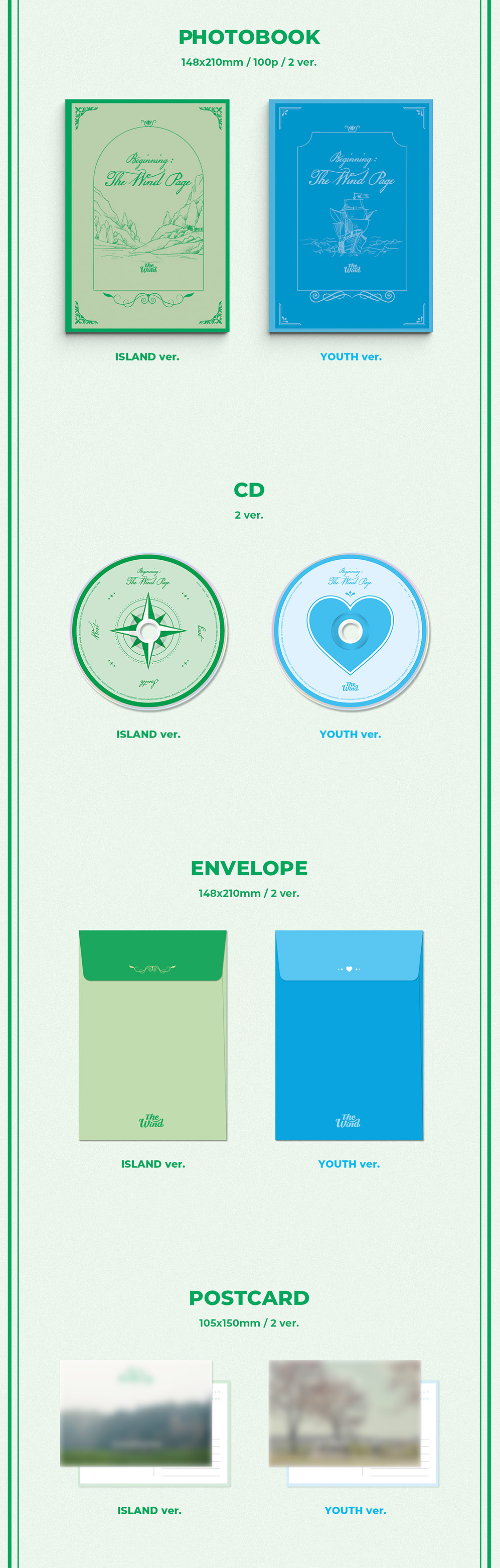 The Wind 1st Mini Album - Beginning The Wind