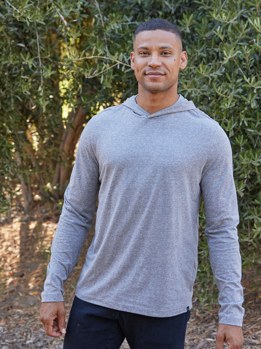 Dane Triblend Long Sleeve T-Shirt Hoodie