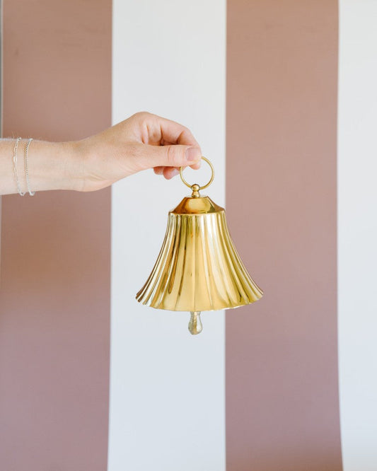 Scalloped Brass Bell