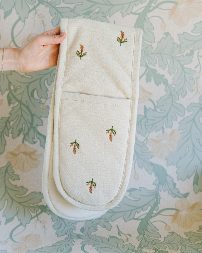 Flora Double Oven Mitt