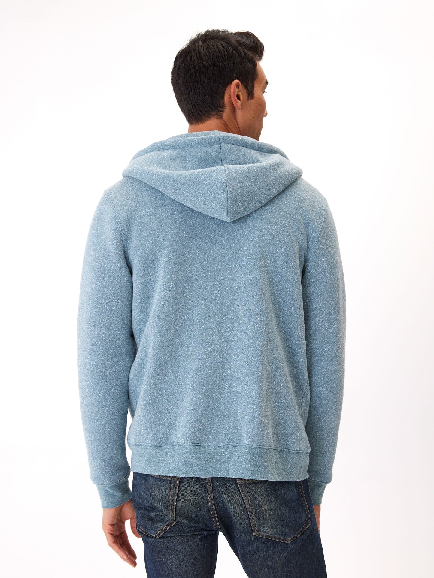 Triblend Zip Fleece Hoodie