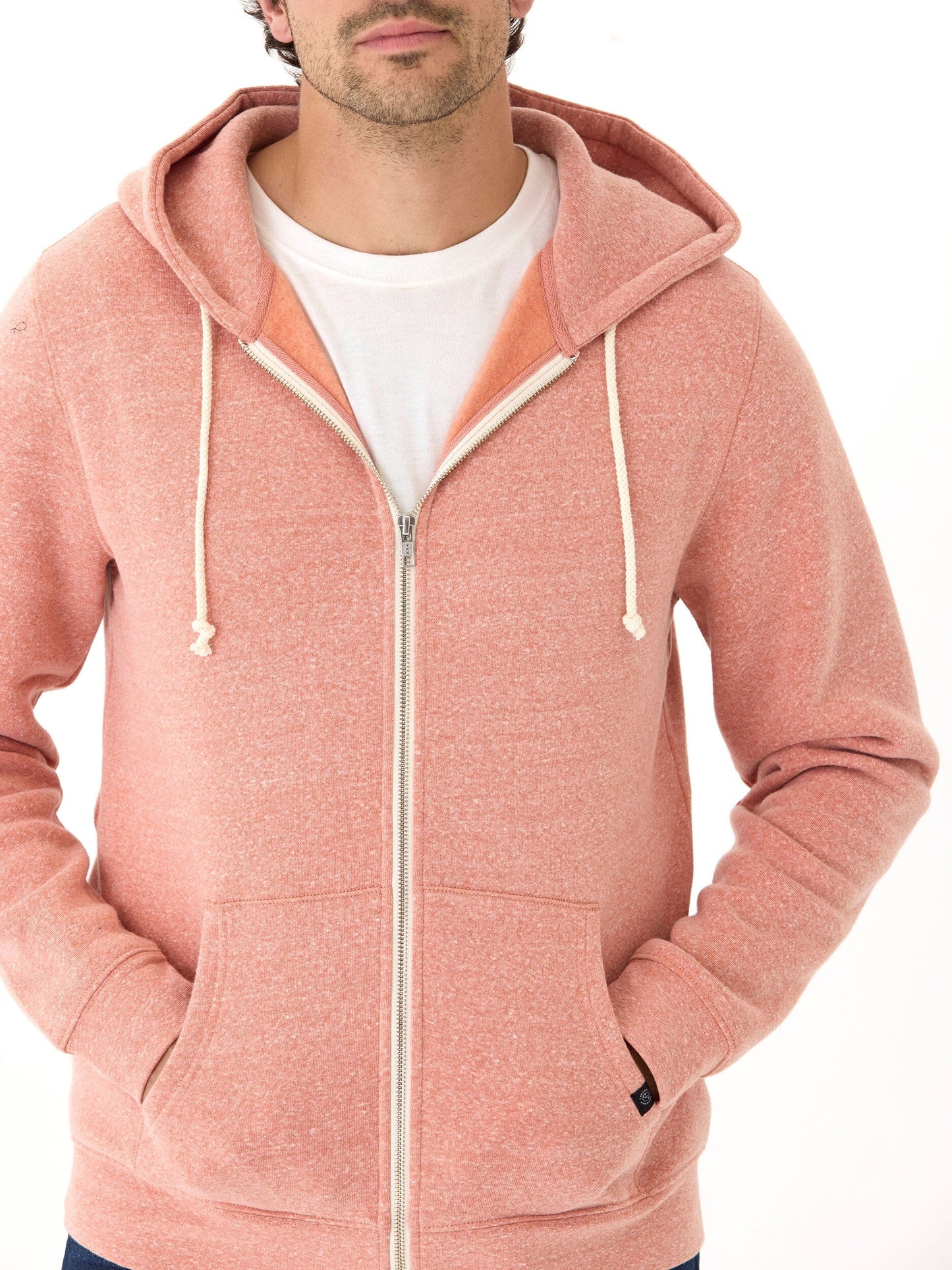 Triblend Zip Fleece Hoodie