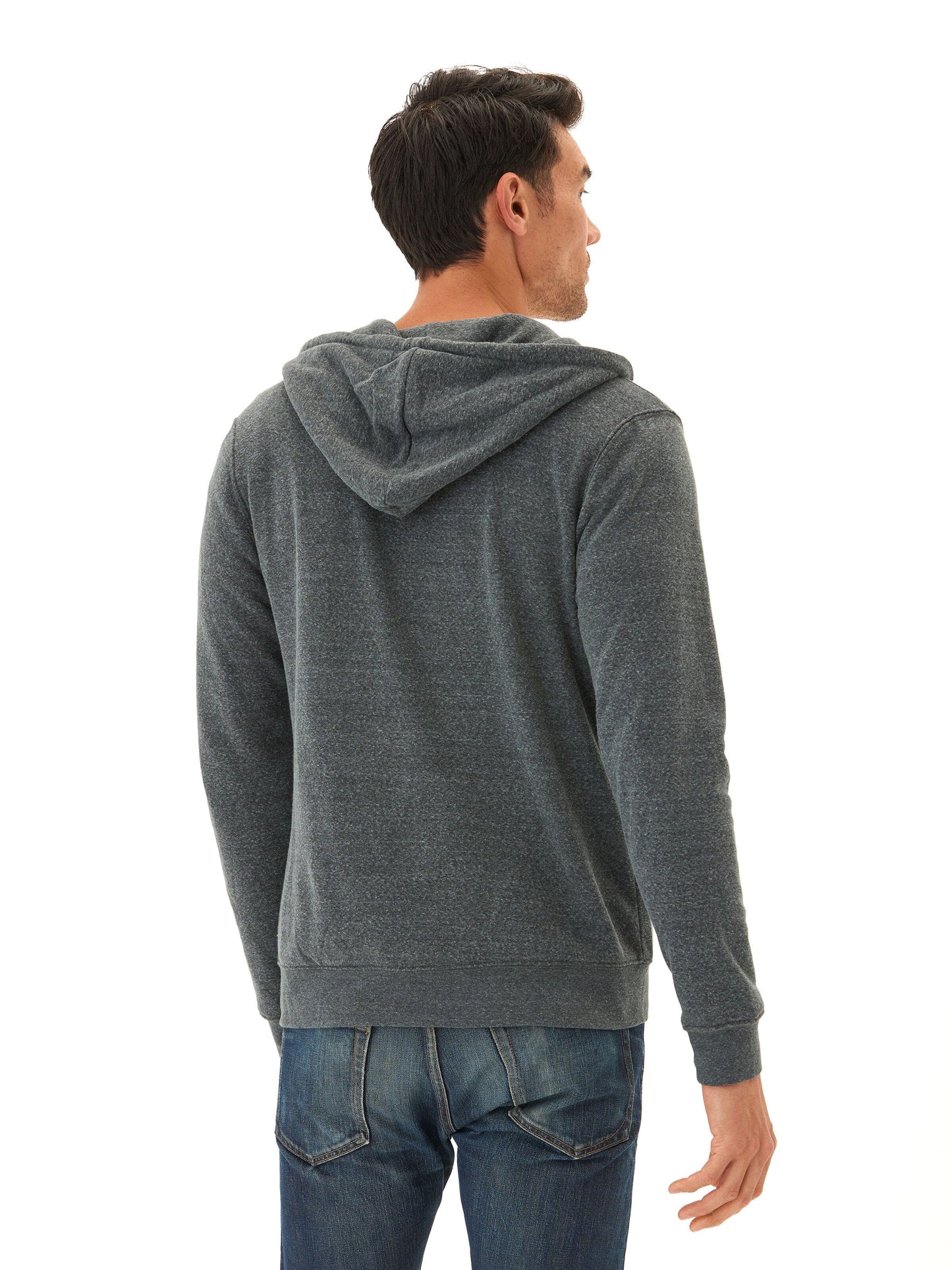 Triblend Zip Fleece Hoodie