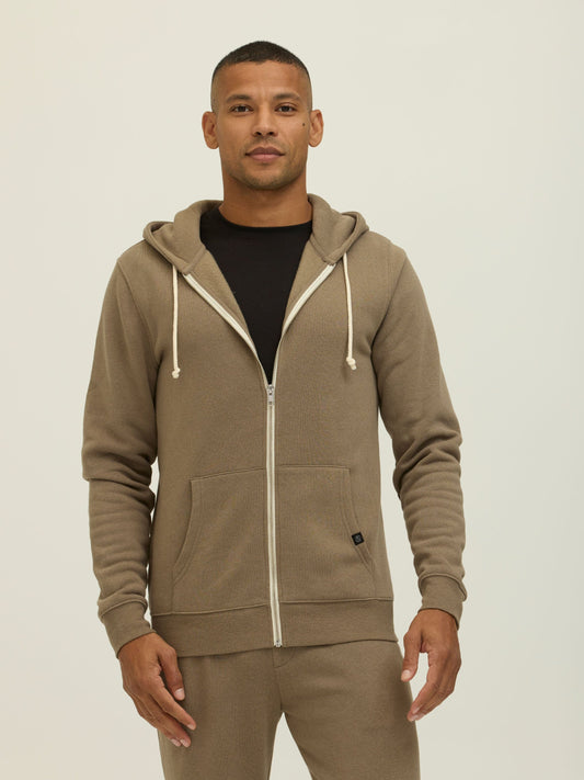 Everyday Triblend Fleece Zip Sweatshirt
