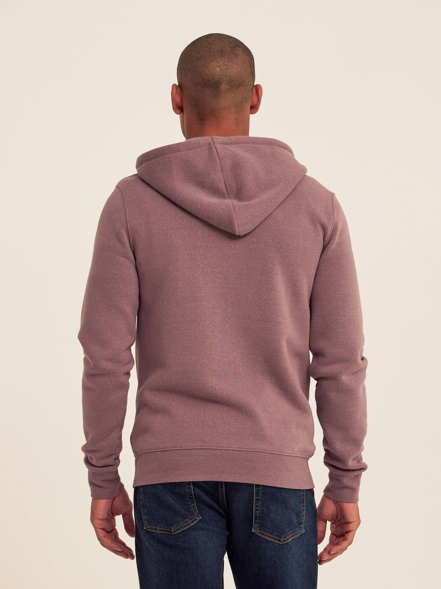 Triblend Zip Fleece Hoodie