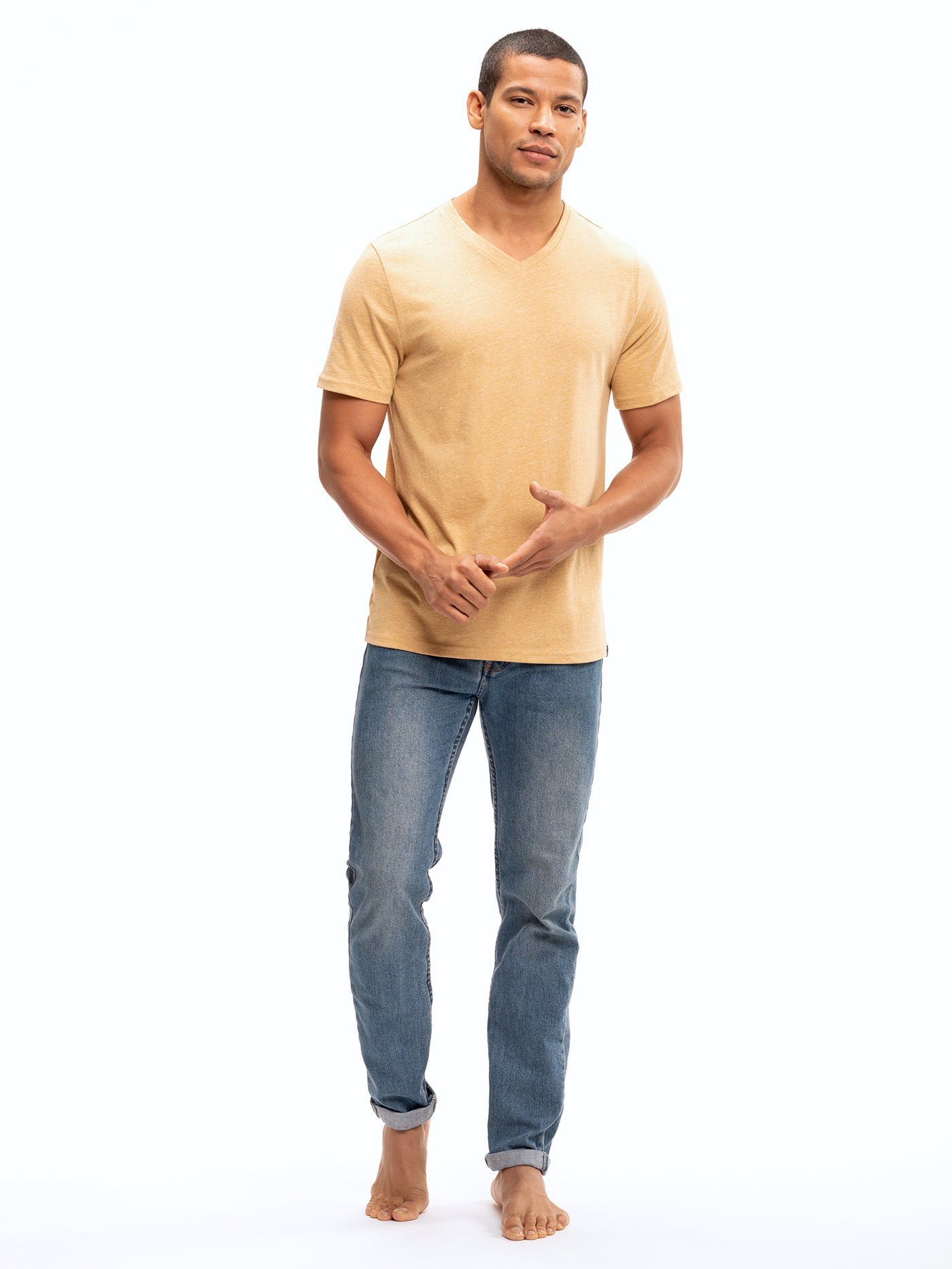 Triblend V-Neck Tee