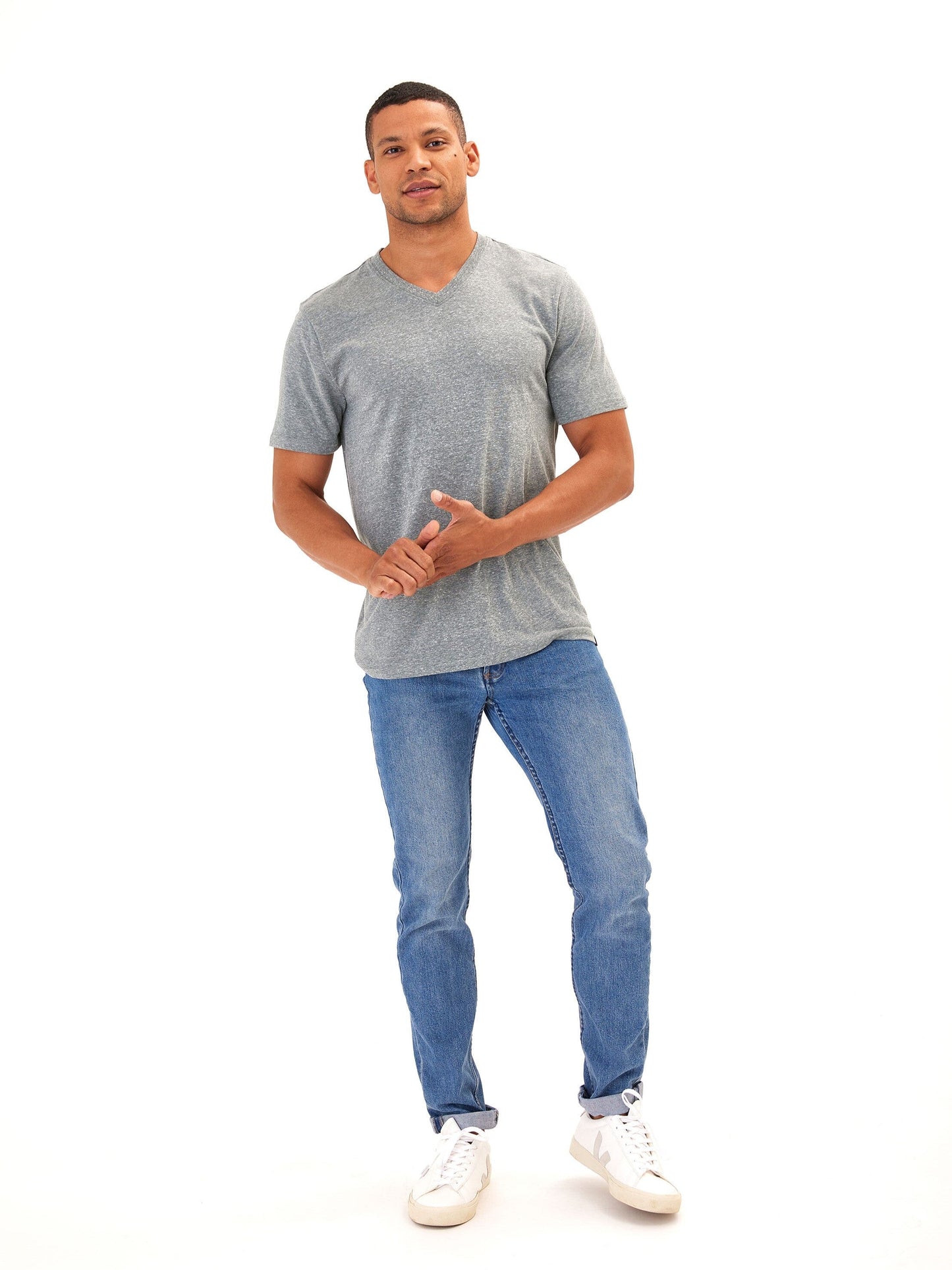 Triblend V-Neck Tee