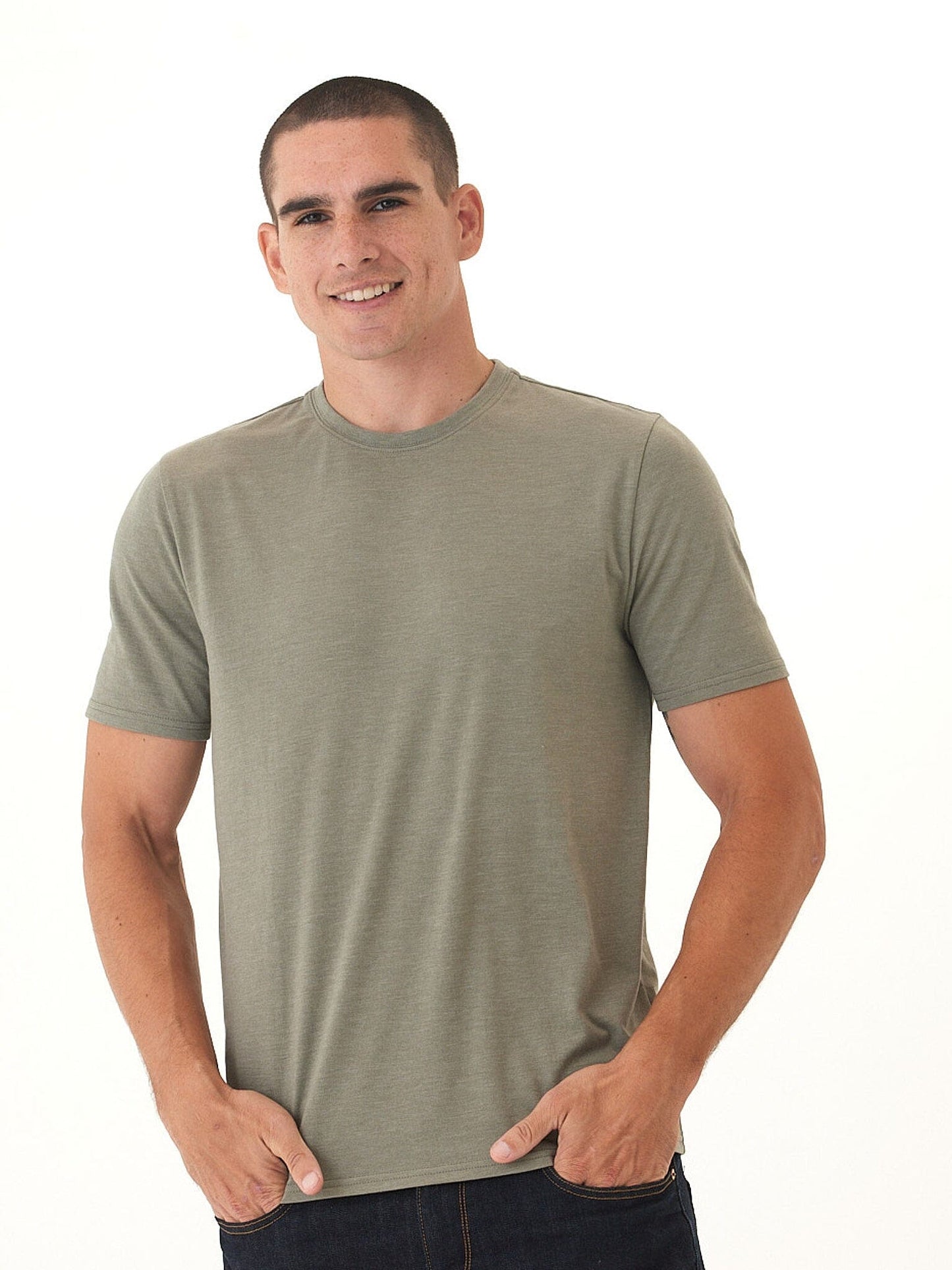 Triblend Crew Neck Tee