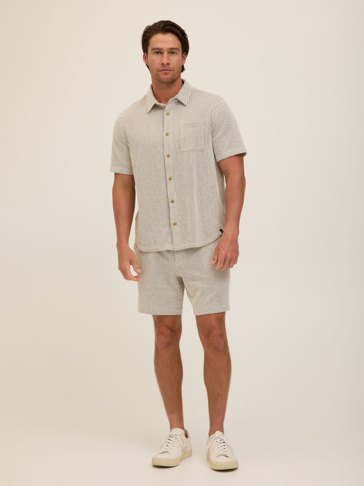 Dylan Tonal Stretch Seersucker Short