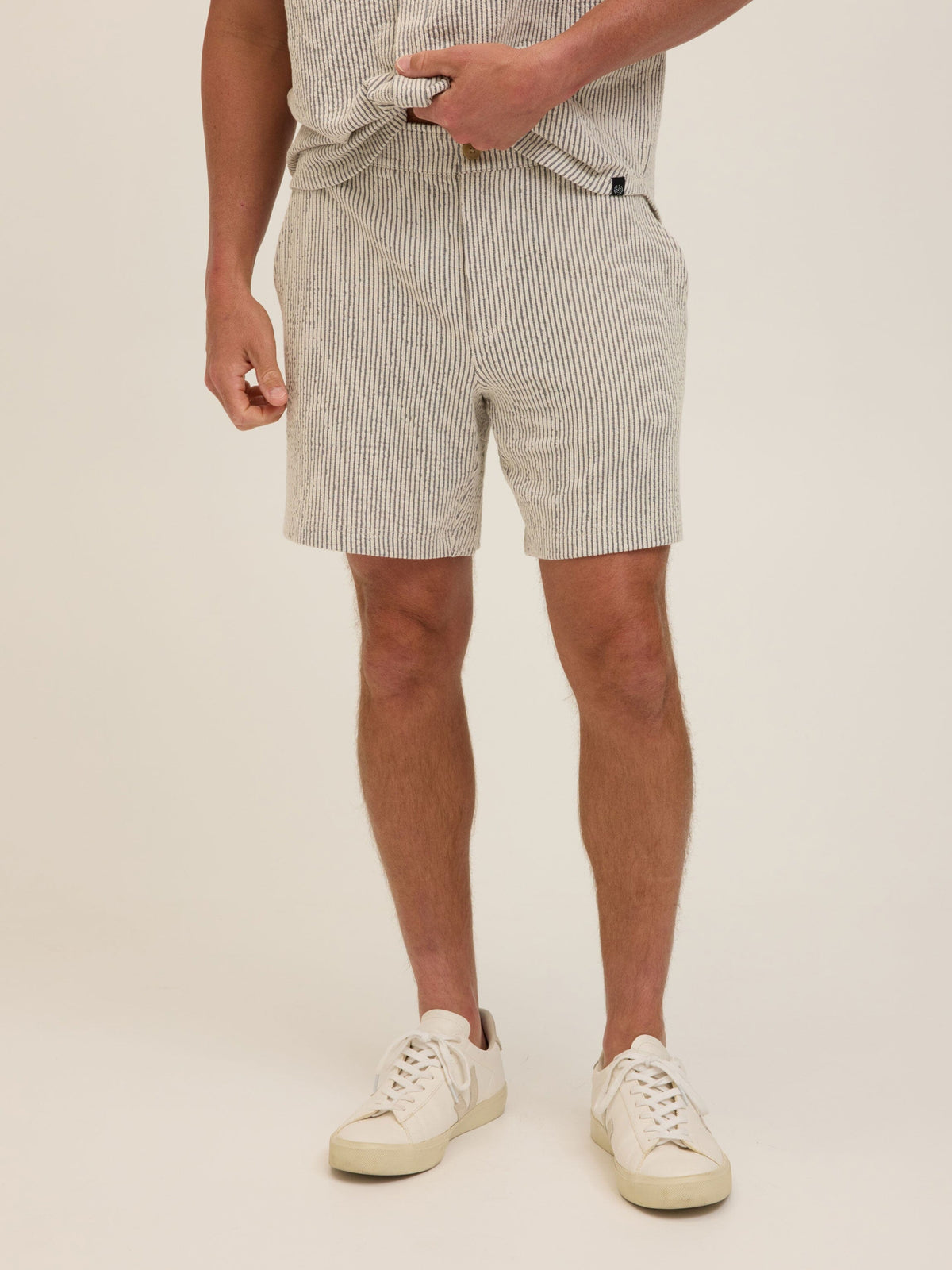 Dylan Tonal Stretch Seersucker Short