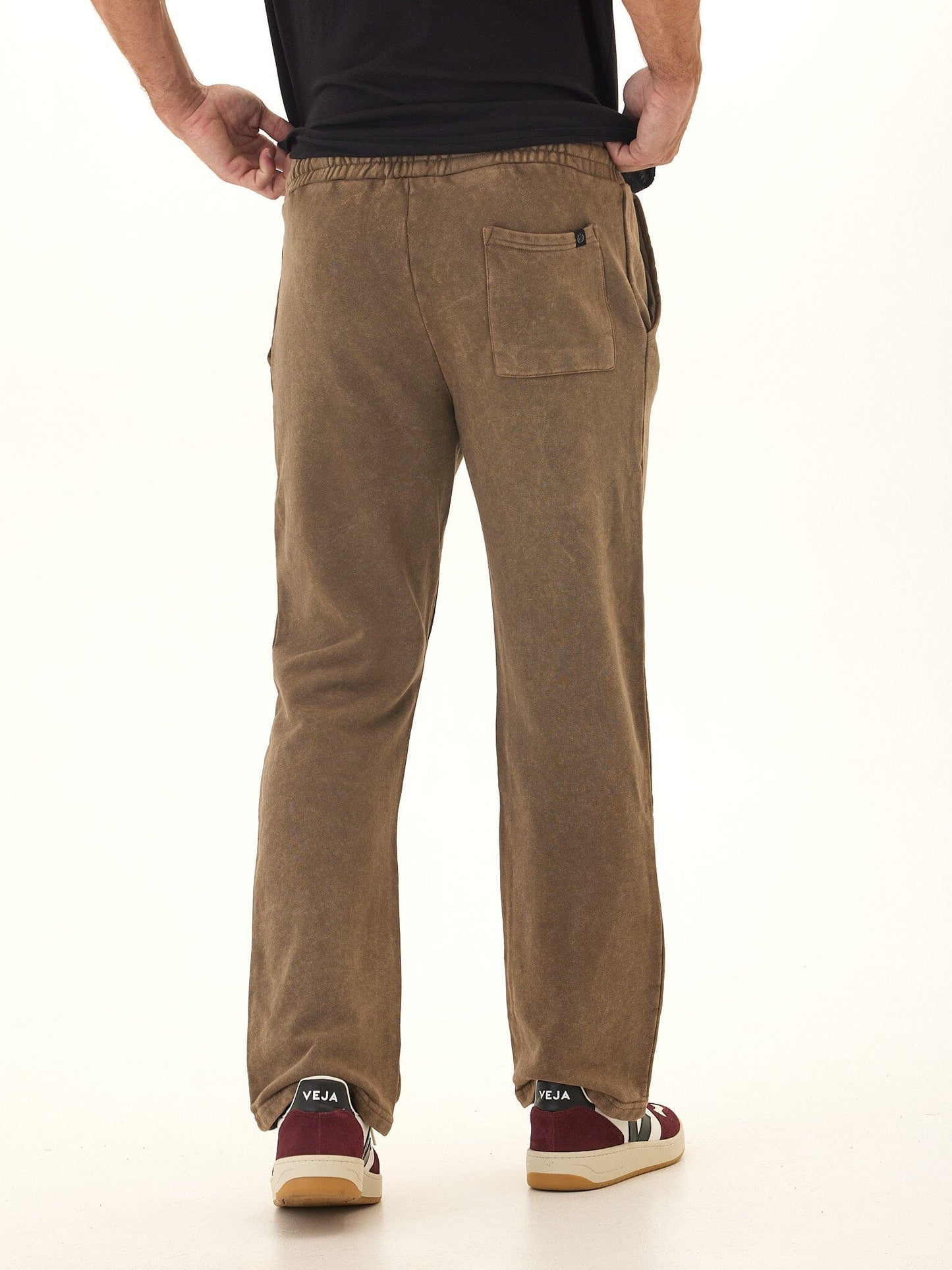 Kevin Mineral Wash Cotton Blend Terry Pant