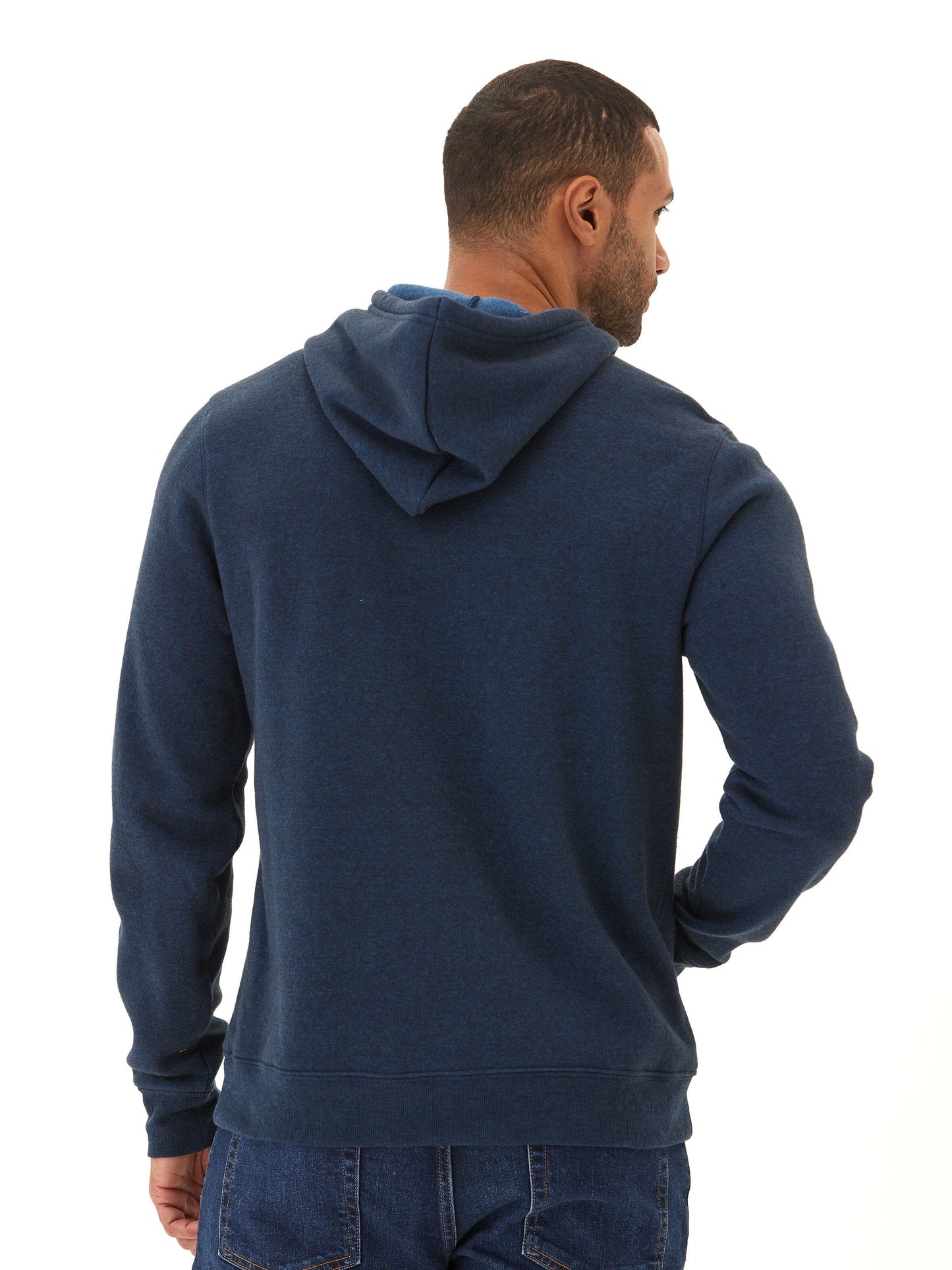Embroidered Triblend Fleece Hoodie