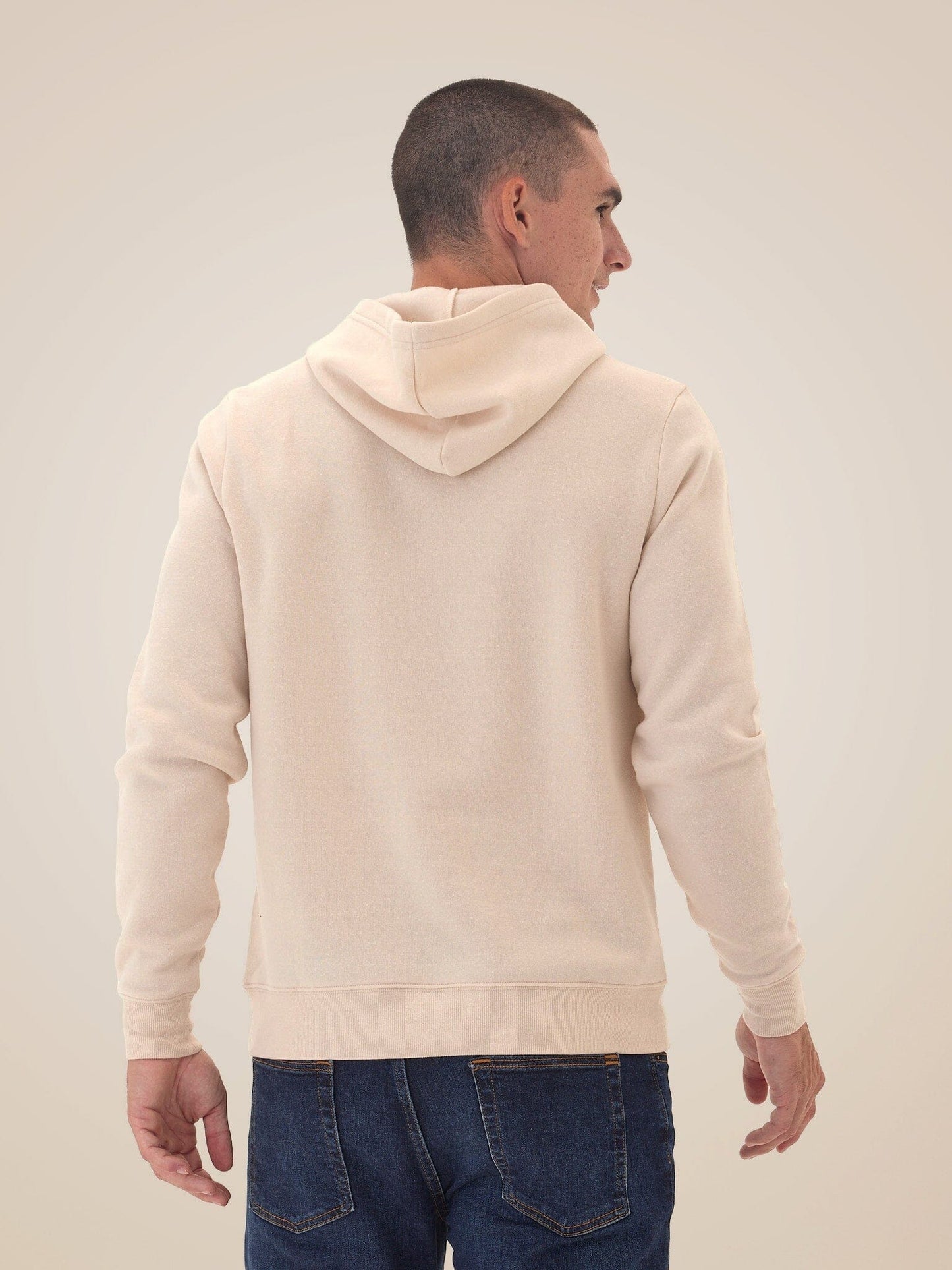 Kieran Triblend Fleece Henley Hoodie
