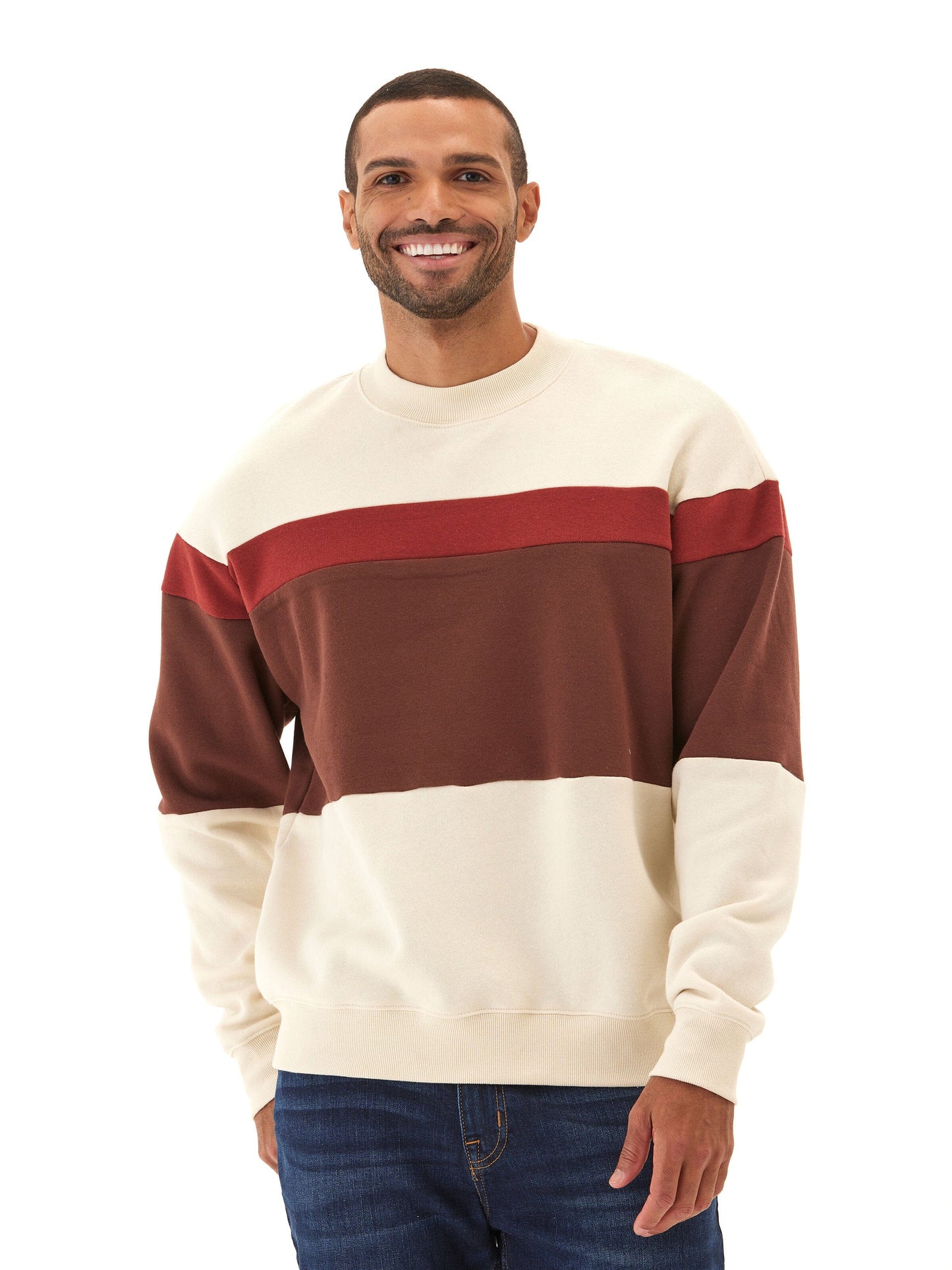 Rudy CVC Fleece Colorblock Pullover