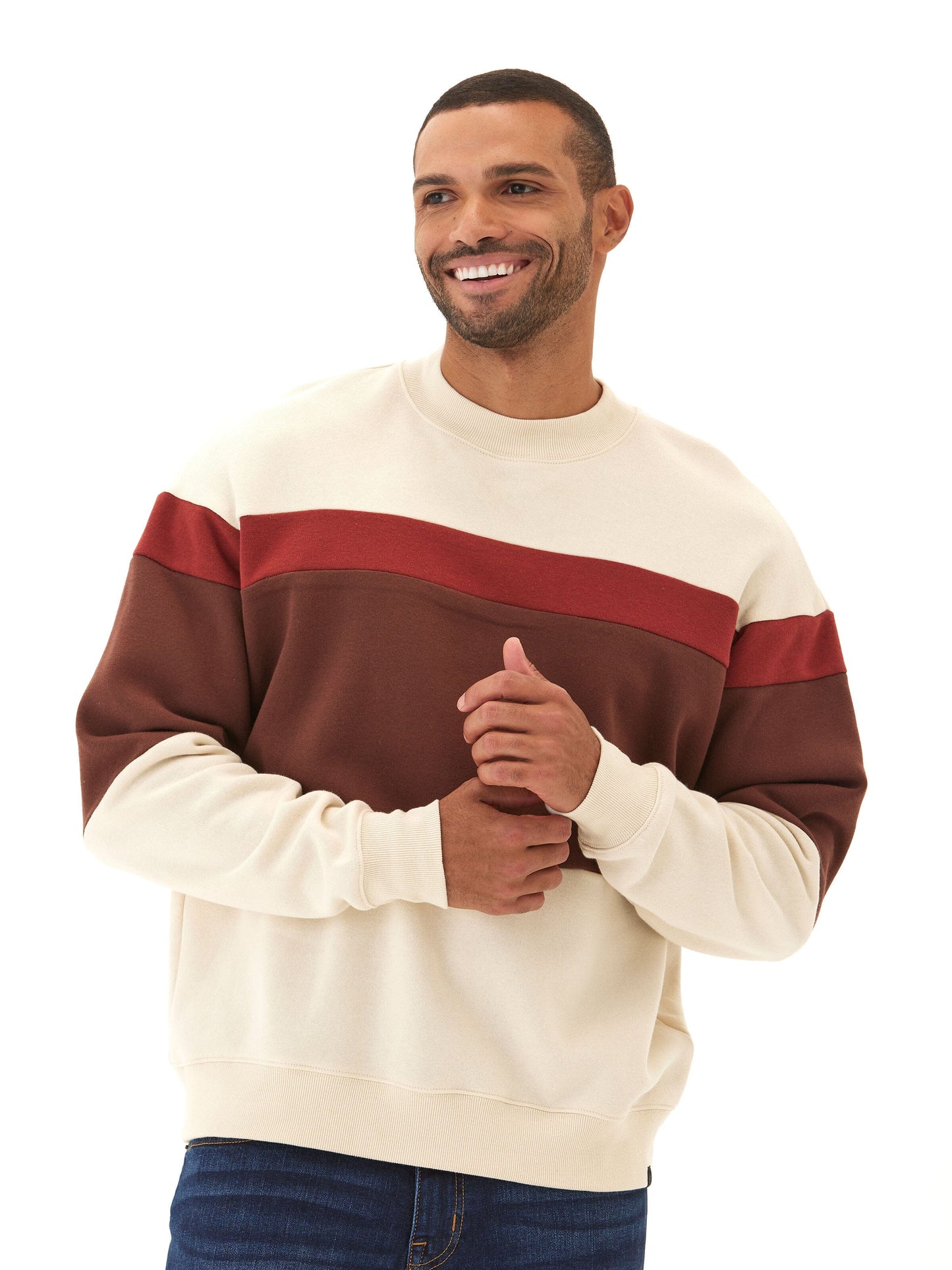 Rudy CVC Fleece Colorblock Pullover