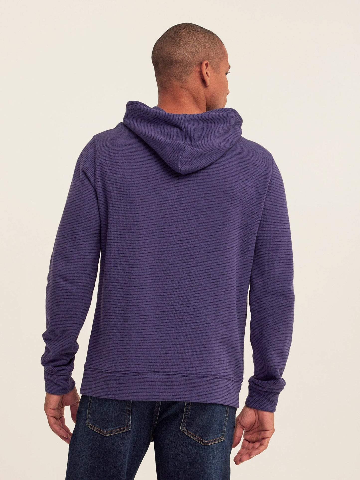Nico Striped Terry Pullover Hoodie