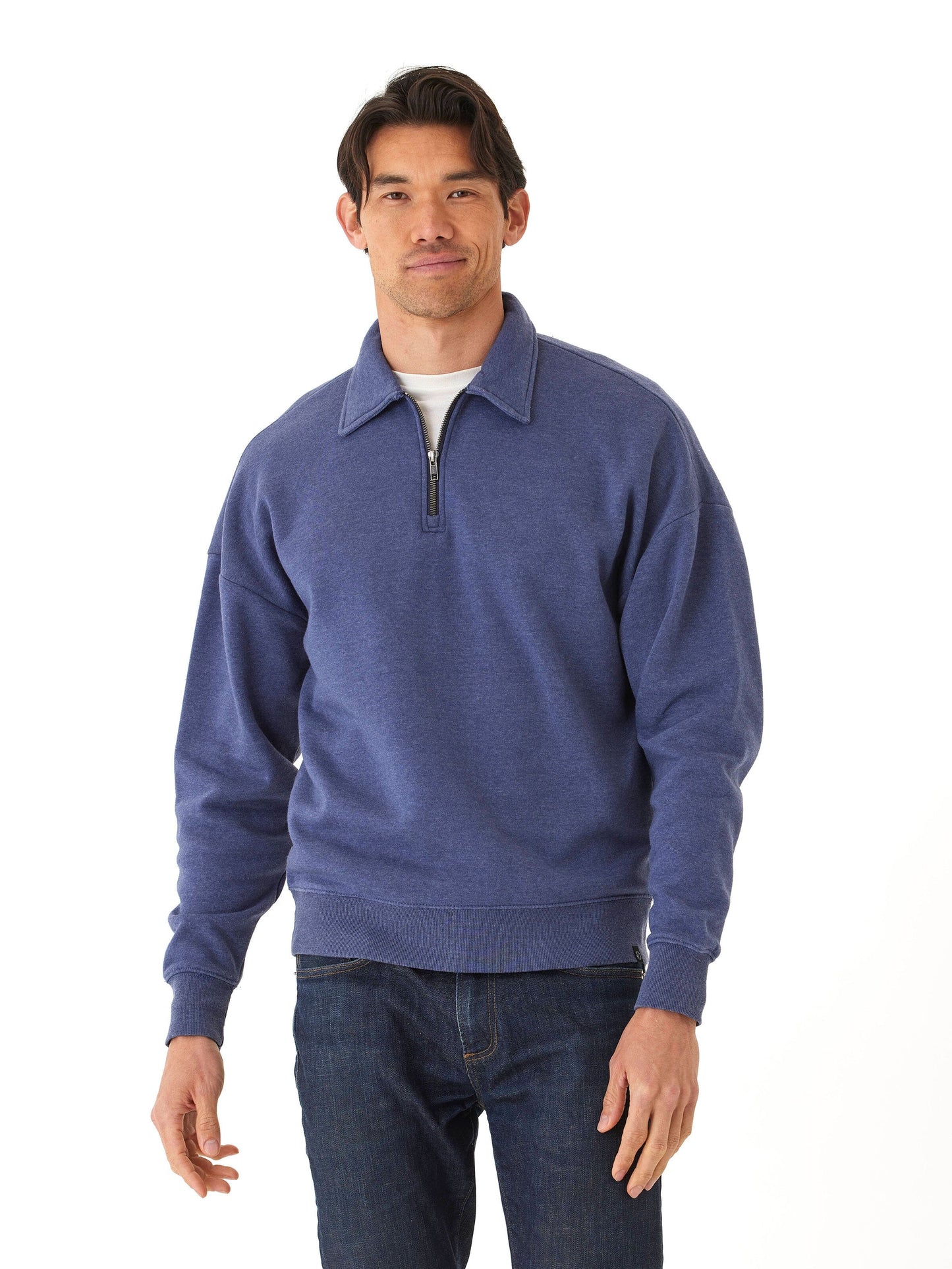 Gabe Mineral Wash Fleece 1/4 Zip Pullover