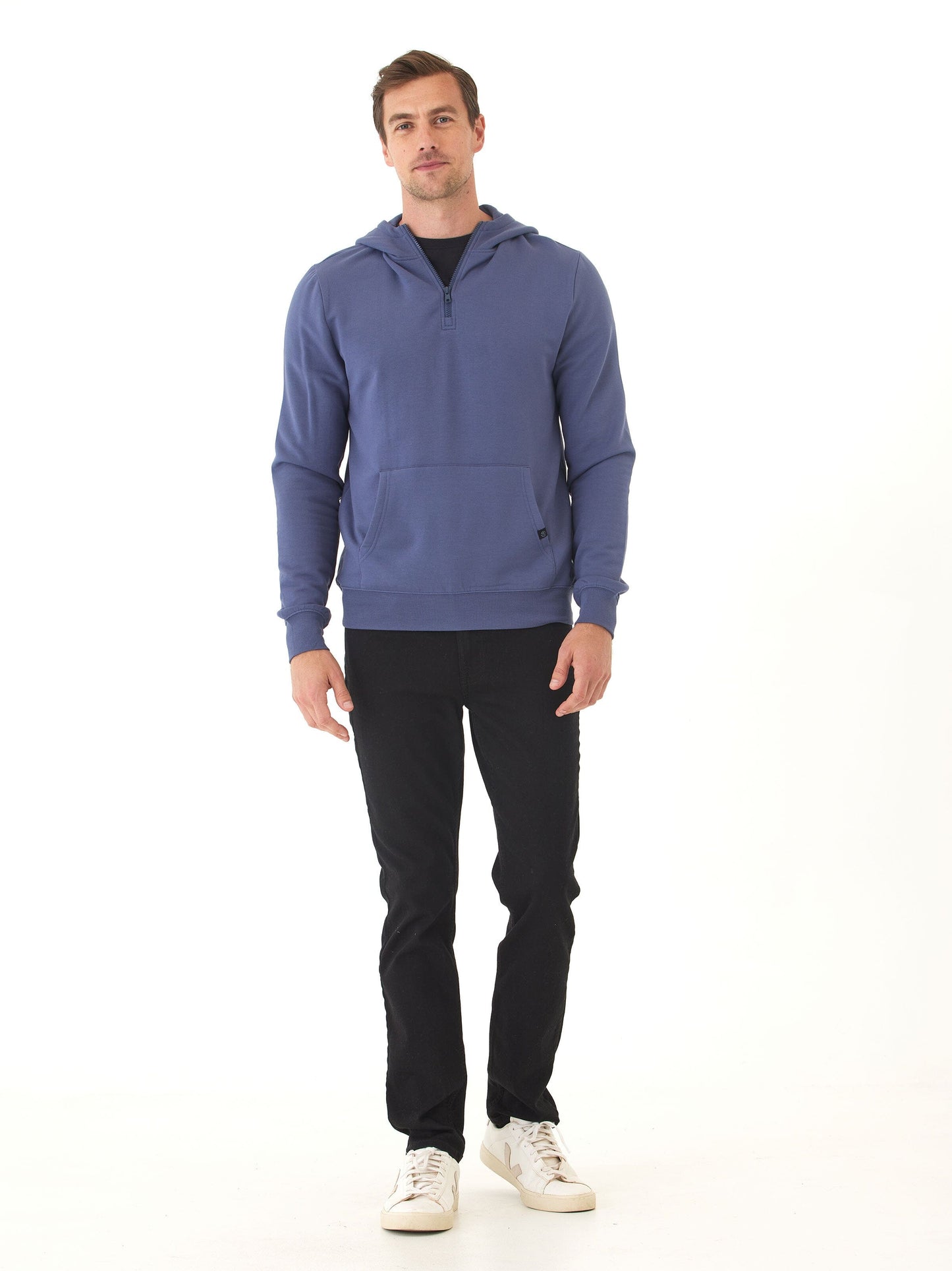 Colton Modal Fleece Half Zip Hoodie