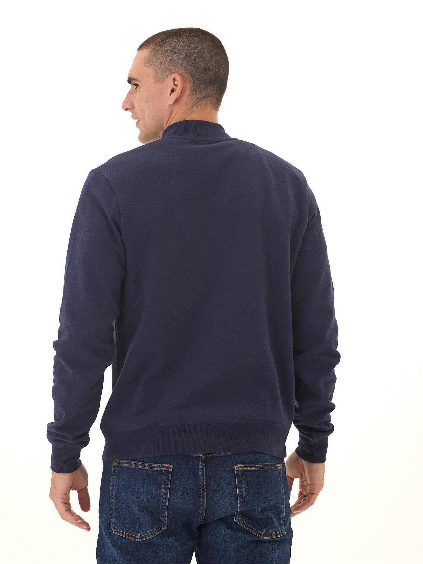 Christian Comfort Slub Terry Half Zip Pullover