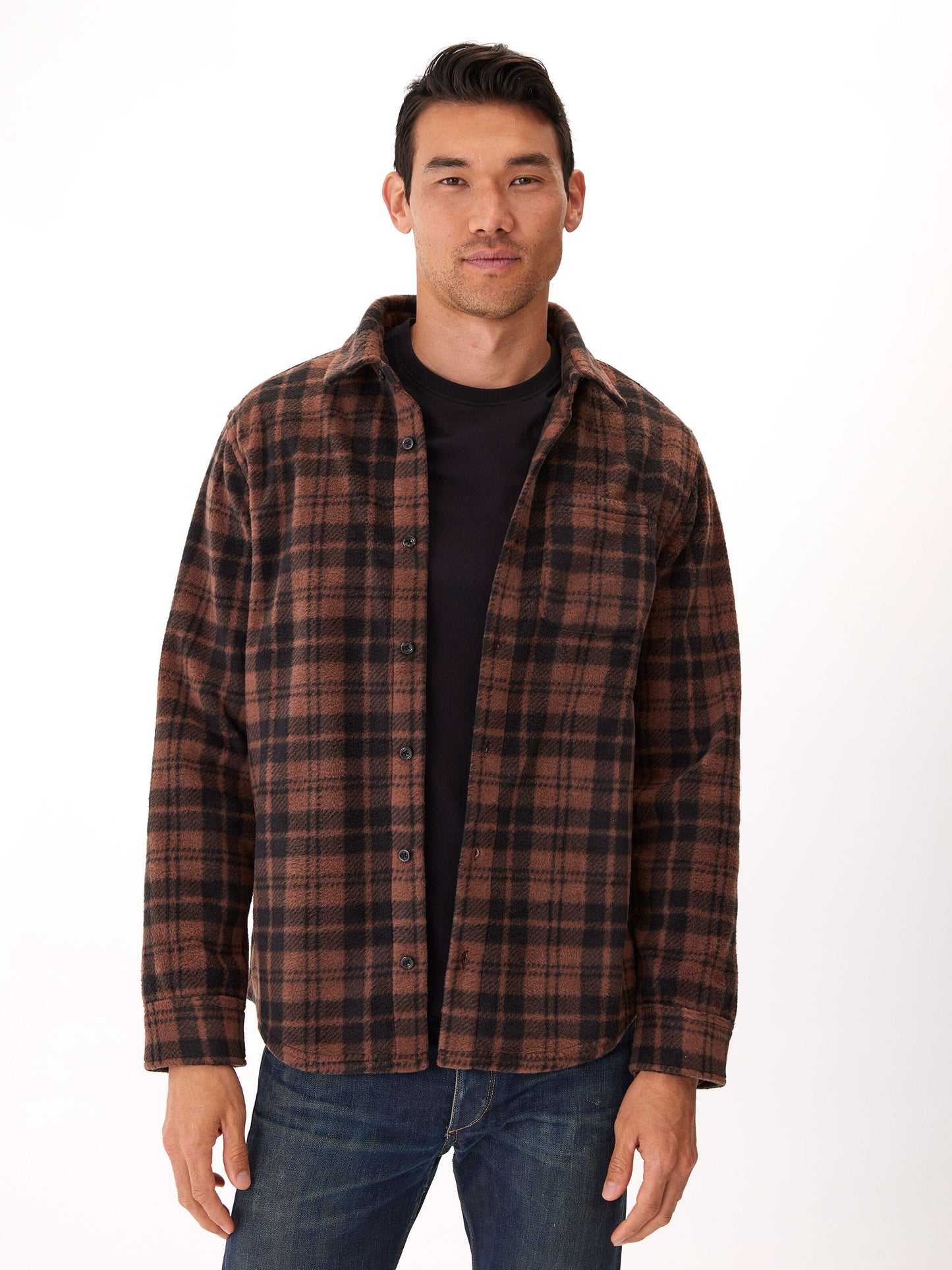 Printed Fleece Shirt