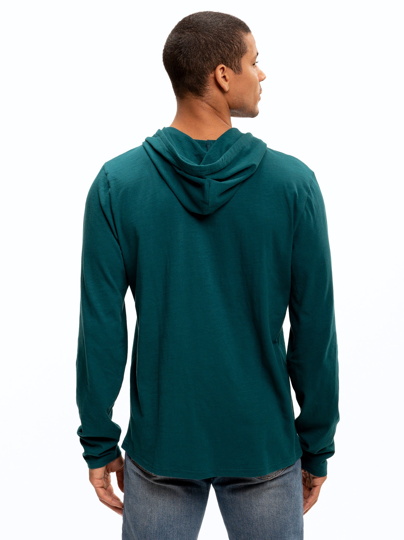 Slub Jersey Pullover Hoodie