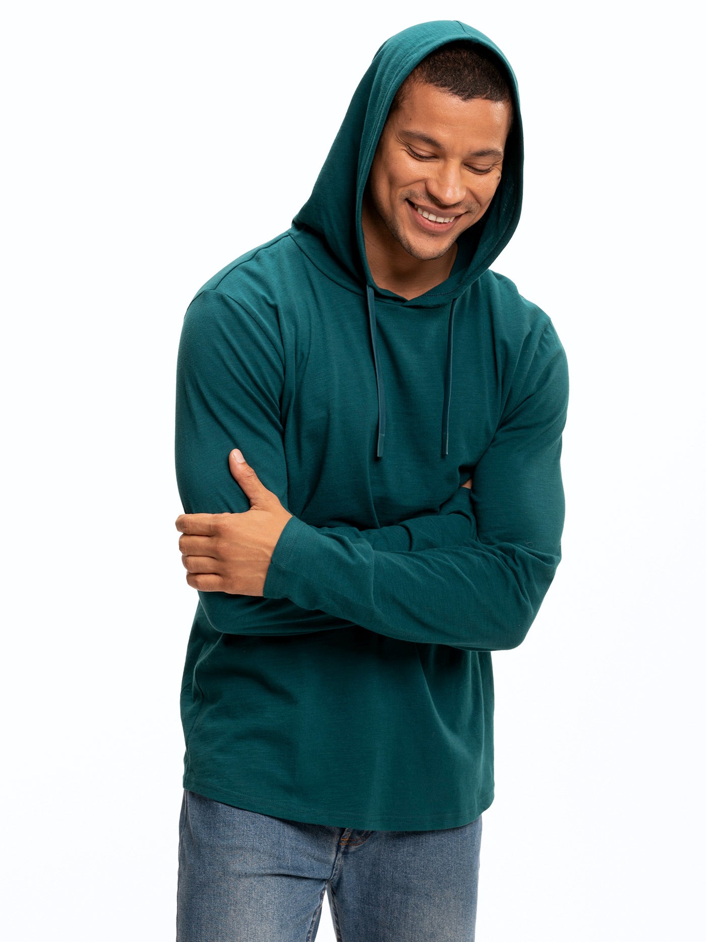Slub Jersey Pullover Hoodie