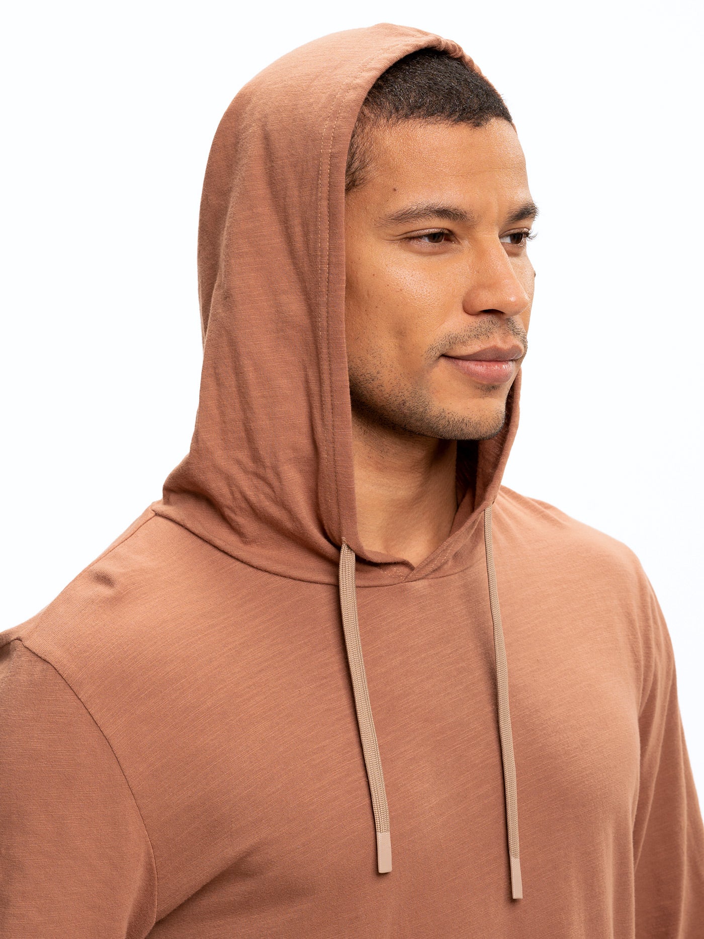 Slub Jersey Pullover Hoodie