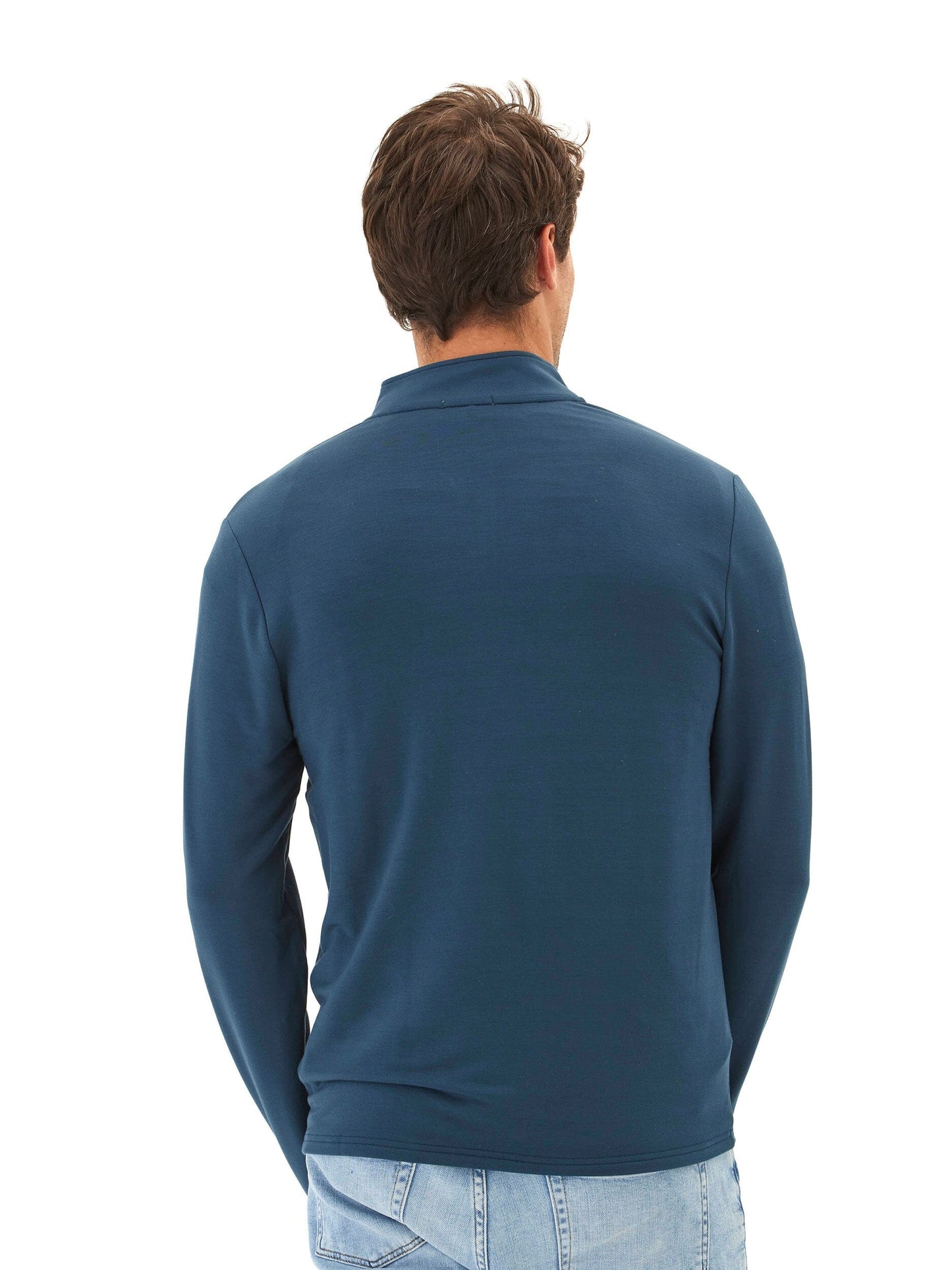 Kace Modal Terry Quarter Zip Neck