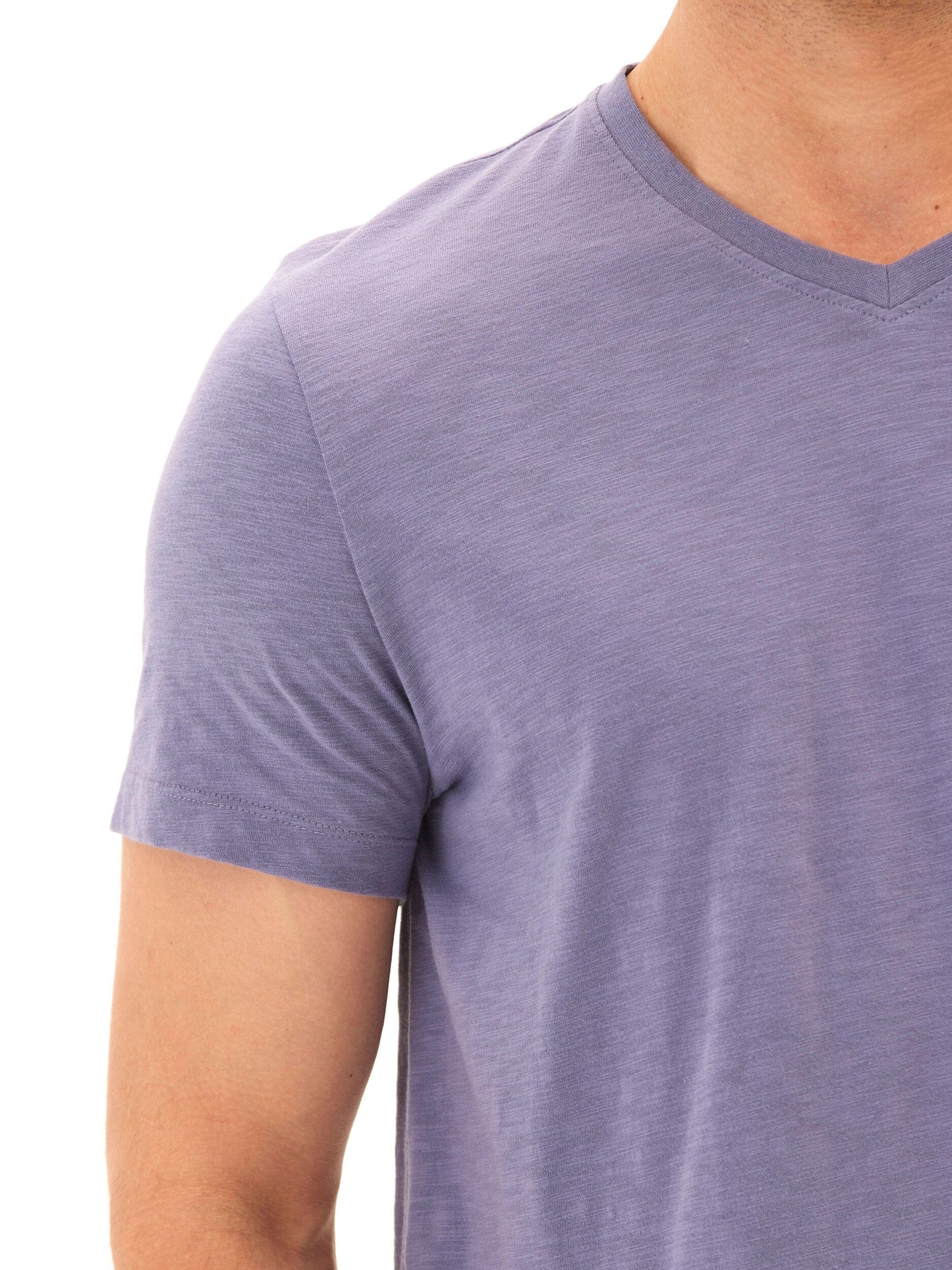 Slub Jersey V-Neck Tee