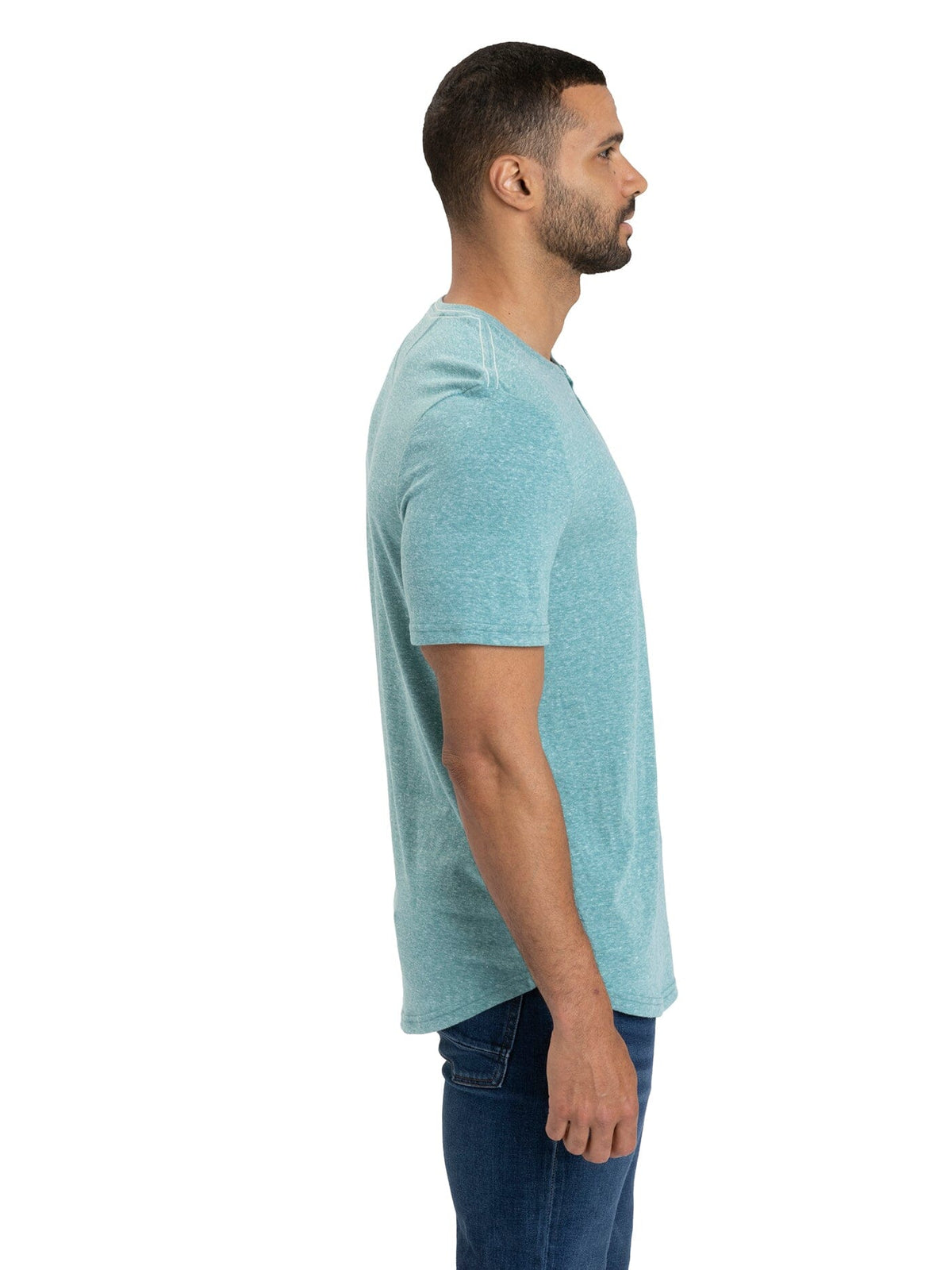 Baseline Short Sleeve Triblend Henley