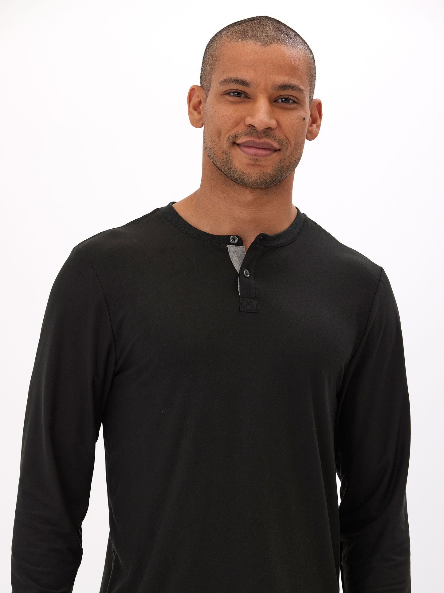 Frederick Luxe Jersey Long Sleeve Henley