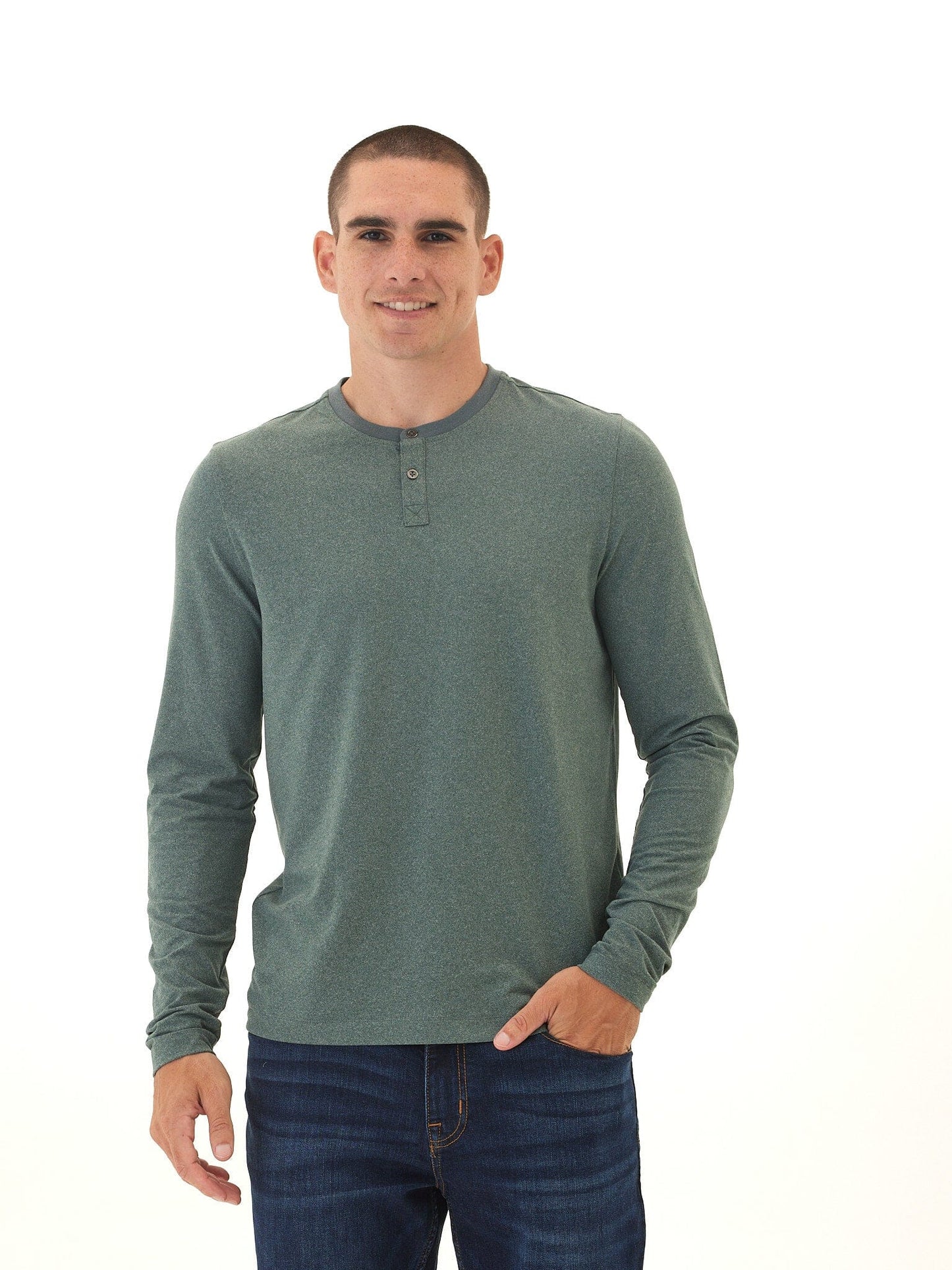 Frederick Luxe Jersey Long Sleeve Henley