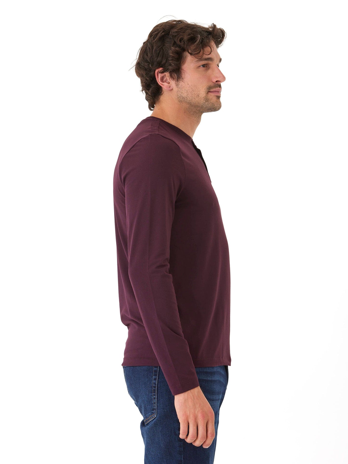 Frederick Luxe Jersey Long Sleeve Henley