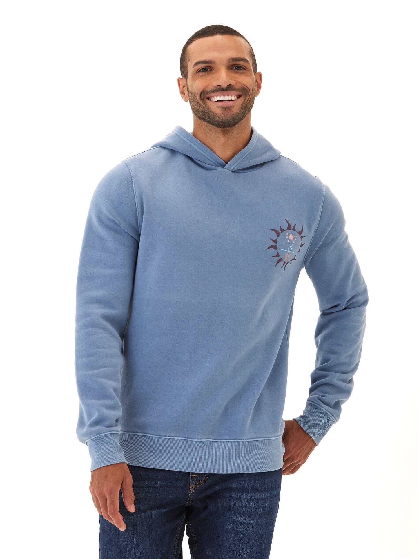 Mineral Wash Graphic Hoodie