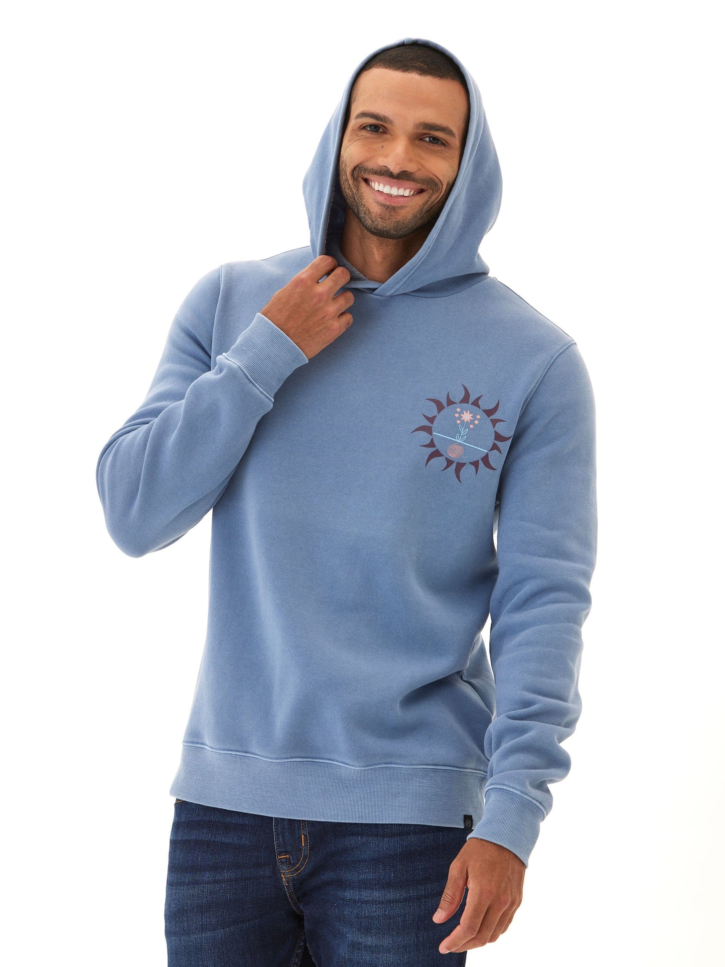 Mineral Wash Graphic Hoodie